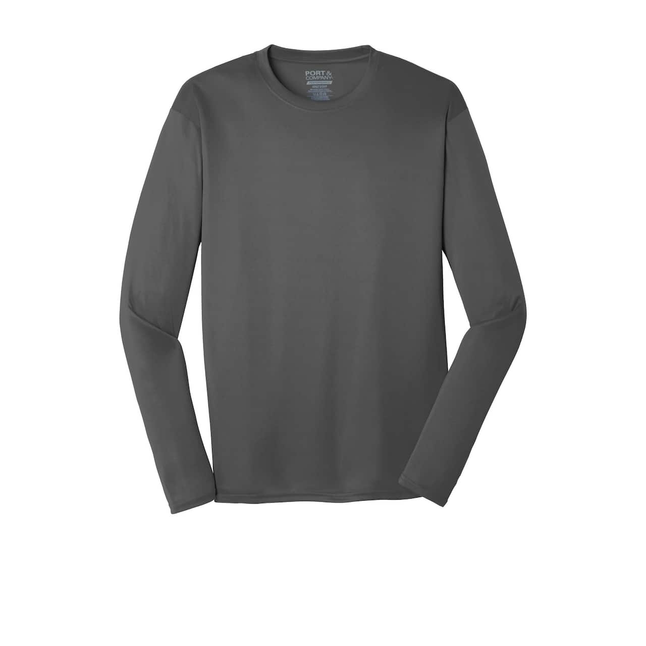Port & Company® Long Sleeve Performance Men's Tee